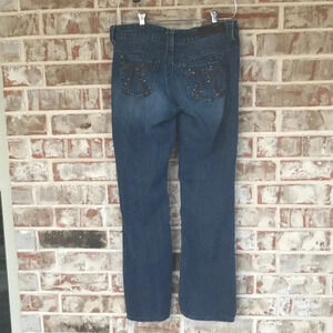 Seven7 Slim Boot Medium Wash Bling Denim Jeans